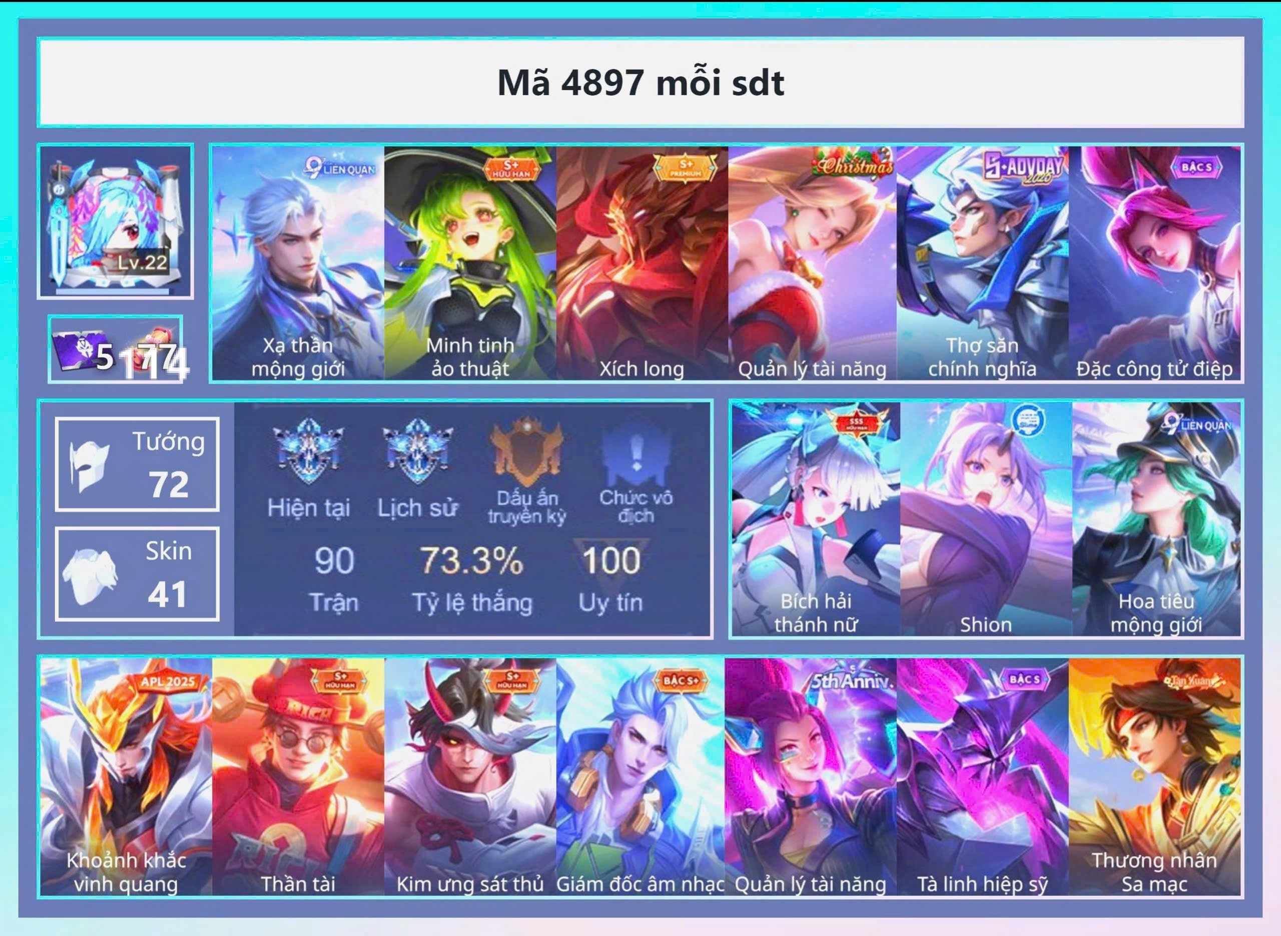 Acc airi bích hải kẹp ss