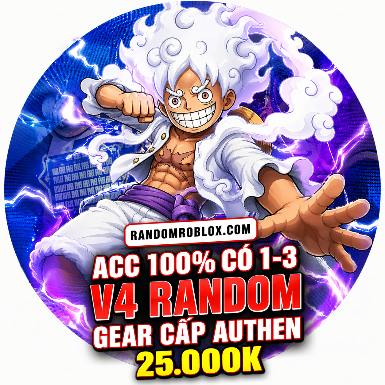 ACC 100% CÓ 1-2 TỘC V4 RANDOM GEAR,RANDOM ITEM XỊN,CÓ SKIN,HÀNG NEW CÓ RANDOM GAMEPASS TRONG GAME HOẶC NGOÀI GAME