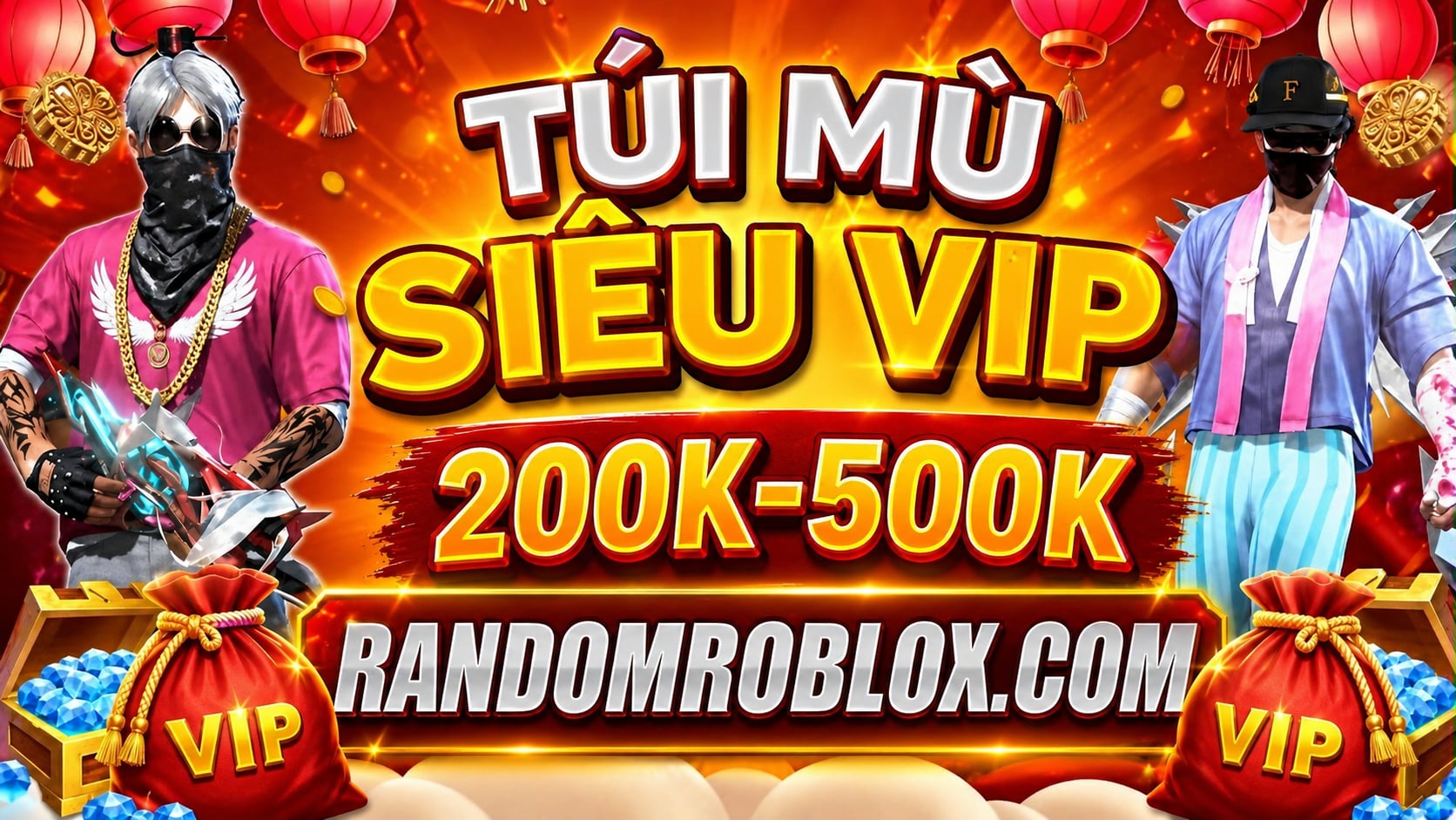 TÚI MÙ SIÊU VIP 379.999K LV 5x+,chim gõ kiến lv3-4,m1887 lv2-3,groza lv3-4,RANK CAO 1xx súng 6x đồ(có áo brazil,lãng khách hồng,anime,cú đấm đêm,nhiều đồ nạp…)hành động gia nhập cú sút sấm sét