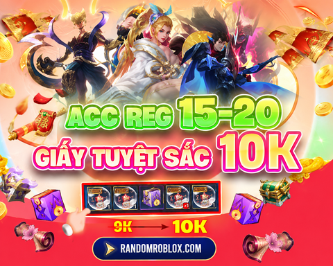 ACC REG LIÊN QUÂN TTT + 15-20 GIẤY TUYỆT SẮC